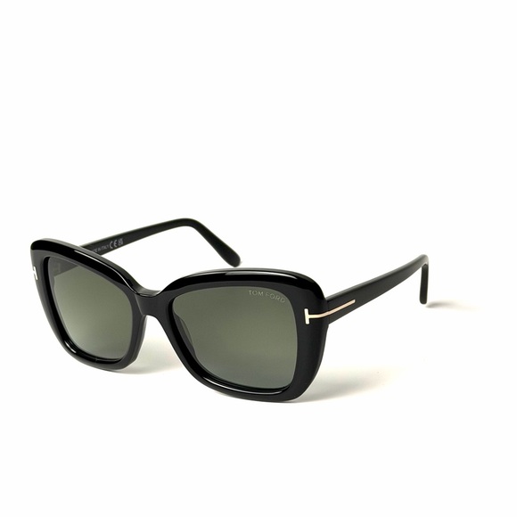 Tom Ford Accessories - Tom Ford Maeve TF 1008 01B Black Sunglasses 55mm Authentic